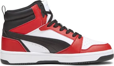 Produktbild von Puma Rebound v6 White Black-For All Time Red Größe EU 37,5