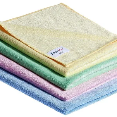 Produktbild von Floorstar Microfaser-Premium-Stretchtuch Aktiv Microfasertuch Farbe: Blau