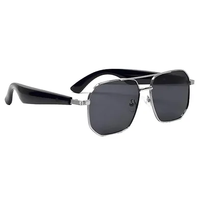 Produktbild von AI Translator Bluetooth Sonnenbrille, Echtzeit-Sprachübersetzung, intelligente kabellose Sonnenbrille mit offenem Ohrdesign und UV400-Schutz