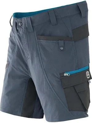 Produktbild von Arbeitshorts Terrax Workwear Gr.54 anthrazit/petrol TERRAX 20590-6438-54