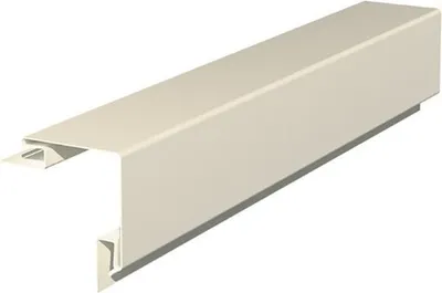 Produktbild von VILO Außenecke SV-12 - Profil für Siding und Dachunteransicht - Länge 3,05 m - Witterungsbeständig - PVC - Wartungsfrei - 1 Stück - Beige