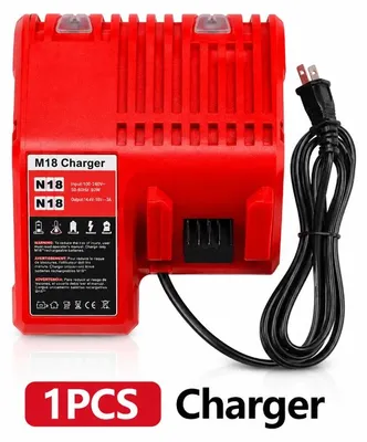 Immagine prodotto di Caricabatterie agli ioni di litio 18V - Compatibile con M18 - Set di caricabatterie - Ricaricabile - Caricatore X1