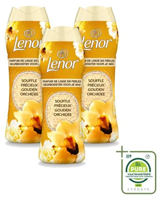Produktbild von 3 x Lenor Wäscheparfüm Goldene Orchidee - Großpackung - 3 Stücke