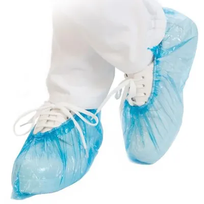 Zdjęcie produktu dla Hygostar 28509H Überschuhe für Hygomat blau PE 110 Stk./Pack