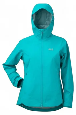 Produktbild von Jack Damen Jacke Wolfskin cenic Trail Hardshell Texapore Ecosphere grün Größe S