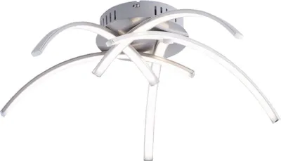 Produktbild von LED Deckenlampe, Metall, Stahl, weiß, D 45 cm