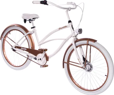 Produktbild von Plumbike La Donna Stadtfahrrad Damen 26" 7-Gang - Weiß