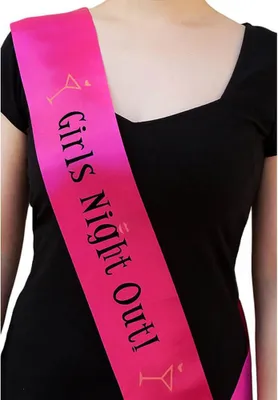 Produktbild von Oblique Unique Schärpe Girls Night Out JGA Jungesellinnenabschied Hen Party pink