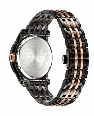 Produktbild von Versace VERD01623 Palazzo Empire roségold schwarz Edelstahl Herren Uhr NEU