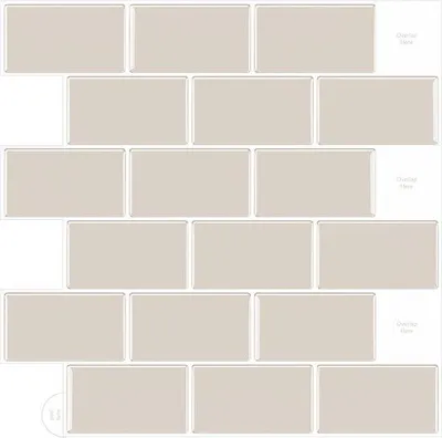 Obrázek produktu pro Černé samolepicí 3D obklady 30 x 30 cm do kuchyně