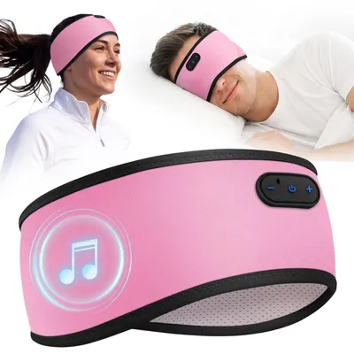 Produktbild von Modal Schlafkopfhörer weiches Stirnband für Seitenschläfer Bluetooth Modalrosa