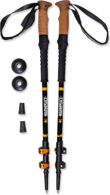 Immagine prodotto di Bastoncini da trekking Warmpeace HIKER nero/giallo, telescopici