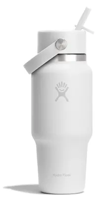 Produktbild von Hydro Flask 710ml Wide Flex Straw Travel Cap Isolierflasche tonal white