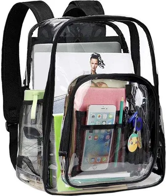 Produktbild von Famanu Rucksack mit großem Fassungsvermögen - Transparent