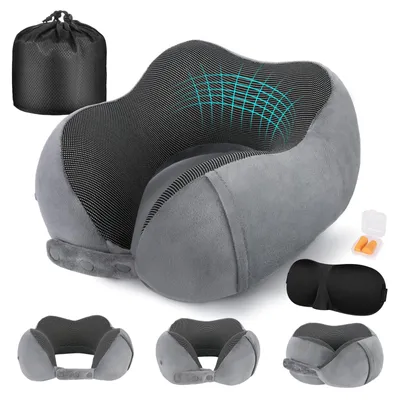 Produktbild von Ergonomisches Reisekissen für Flugzeuge - Verstellbar und Kompakt