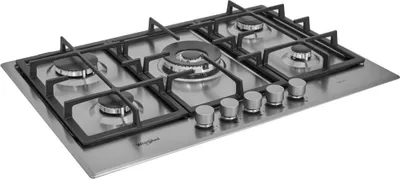 Zdjęcie produktu dla Whirlpool GMR 7522/IXL, Stal nierdzewna, Wbudowany, 73 cm, Gaz, Stal nierdzewna, 5 stref(y)