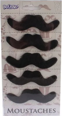 Obrázok produktu pre fúzy Fiesta 5 kusov muži čierna
