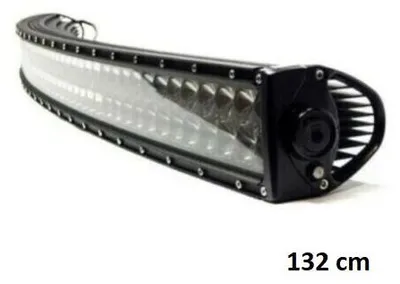 Obrázok produktu pre 132 cm x 5,5 cm štíhly, ohnutý, výkonný LED panel s diódami 300 W, 100 LED, 12–24 V pre ATV, Jeep, 4x4, terénne vozidlá, nákladné vozidlá,