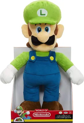 Zdjęcie produktu dla Jakks Pacific - Pluszowa Maskotka Luigi Super Mario Jumbo 50cm