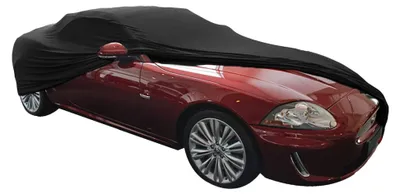 Image de Housse de voiture intérieure adaptée à Jaguar XK Cabrio (X150) Noir NEU Bâche