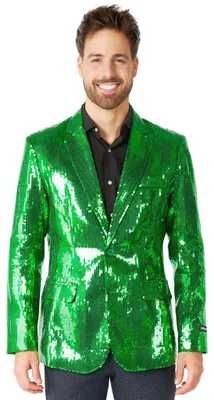 Produktbild von SuitMeister Glitzerjacke grün Größe: XL