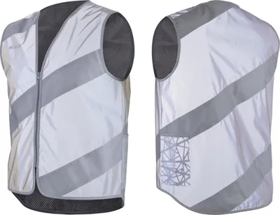 Produktbild von Wowow Sicherheitsweste Roadie Jacket Full Reflective, WOWOW, Größe XL, grau