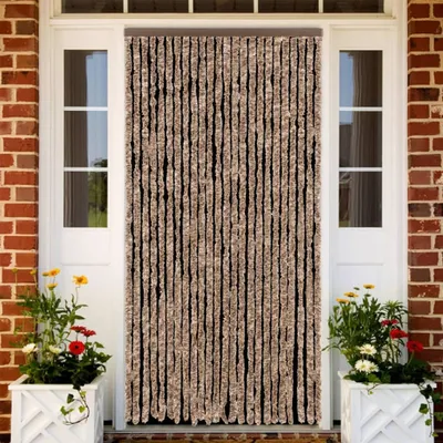 Obrázek produktu pro Mucholapka béžová a tmavě hnědá 100x230 cm žinylka