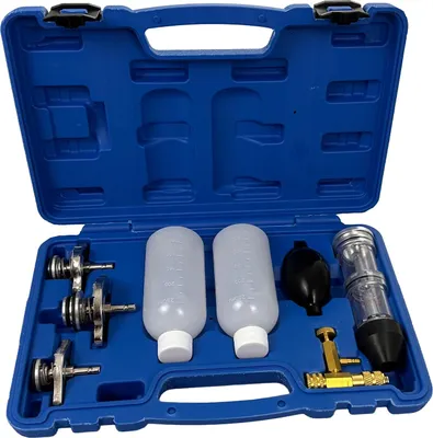 Immagine prodotto di Tester CO2 per controllare la guarnizione testata motore, diagnostica perdite motore, tester liquido freni, kit tester perdite di combustione Gebo Tools