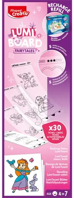 Zdjęcie produktu dla Maped 907096 Maped Creativ – wkład „Księżniczka” do tablicy LUMI BOARD