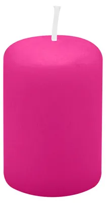 Produktbild von Stumpenkerzen 60 x  Ø 40 mm, Fuchsia Pink, 24 Stück