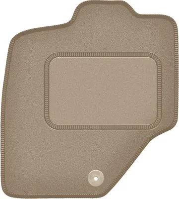 Immagine prodotto di Tappetino conducente in velluto beige compatibile con Peugeot 3008 III (2024-, PHEV) – con fissaggi – su misura