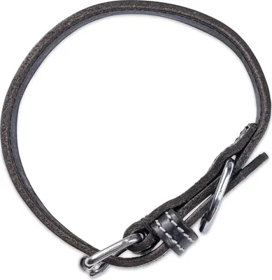 Produktbild von Elegante Lederhalsband für kleine und große Hunde - robust und langlebig