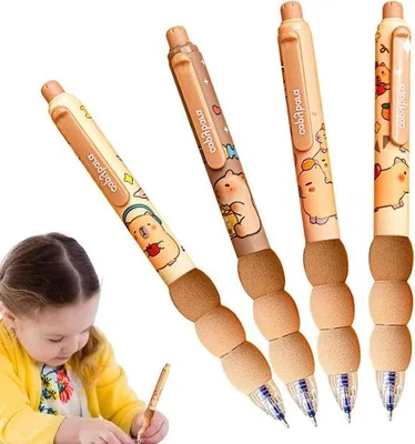 Productafbeelding van Uitwisbare Pennen - Ballpoint Set - Schriftelijk Maken - Met Gum - 137x65cm - Blauw