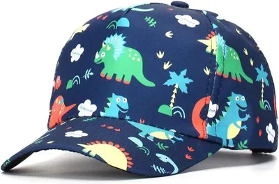Produktbild von Kleiner Baseballhut für Babys, schattige Sonnenhut mit Dinosaurier-Muster, uni Baby-Trucker-Hut, Peuter-Kinderhut, für Jungen und Mädchen