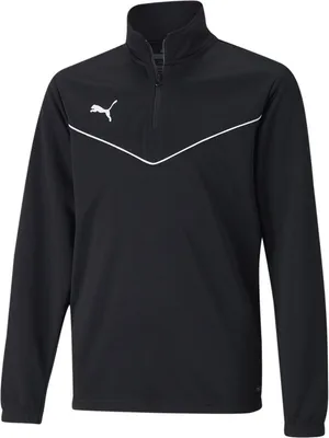 Image de Puma Teamrise Ziptop Hommes - Noir  | Taille: XL