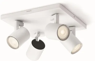 Obrázok produktu pre Philips myLiving 5309431P0, Bodové osvetlenie, GU10, 4 žiaroviek, LED, 14 W, 2700 K