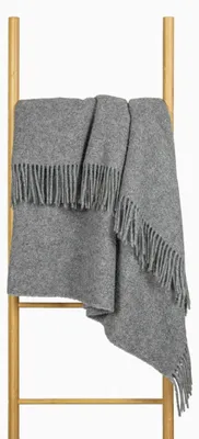 Zdjęcie produktu dla Omgoods - koc wełniany wykonany w 100% z nowozelandzkiej wełny owcze - 140x200 cm