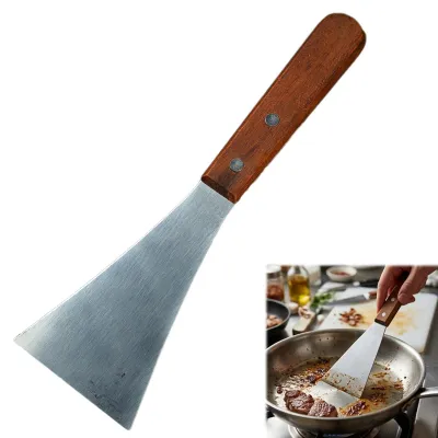 Produktbild von Grillspatel mit Holzgriff für Barbecue und Pfannkuchen