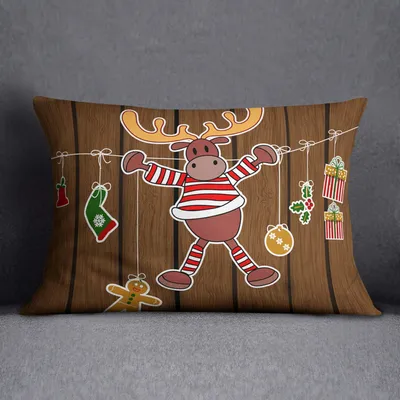 Dekokissenbezug 35x50 cm, Baumwolle, Reißverschluss, pflegeleicht