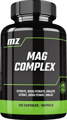 Produktbild von Magnesium Complex - 200 mg elementares Magnesium - 120 vegane Kapseln