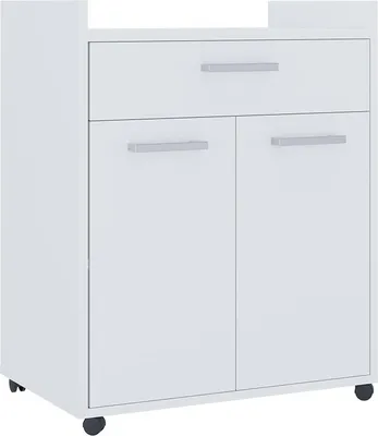 Obrázek produktu pro Válcová kartotéka Vicco Ansel Bílá 60 x 40 cm se zásuvkami, Model 56237