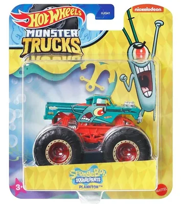 Produktbild von Monster Trucks Spongebob Schwammkopf Plankton Hot Wheels