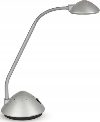 Image de MAUL Lampe de table MAULarc LED 3.000 K Pied argenté