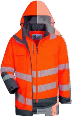 Zdjęcie produktu dla HERWIN parka o wysokiej widoczności rozmiar XXL(62/64)