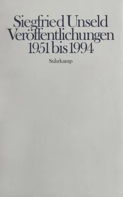Immagine prodotto di Veröffentlichungen 1951 bis 1994