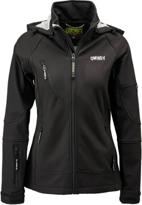 Immagine prodotto di Owney Matu donna giacca softshell nero S resistente alle intemperie proprietari di cani giacca outdoor traspirante giacca con molte tasche
