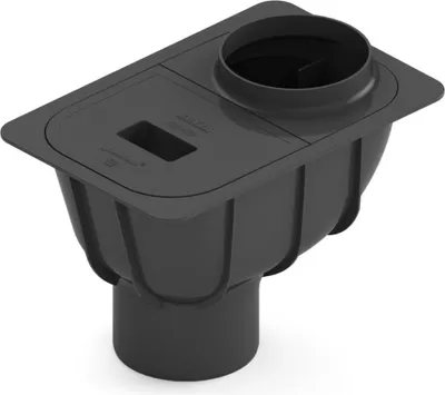 Zdjęcie produktu dla BRYZA osadnik rynnowy GEIGER  Ø 110 mm, Czarny RAL 9005