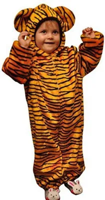 Produktbild von Tiger-Kostüm, Zo13, Kind-er, Fasching Karneval Fasnacht - Größe: 98-104