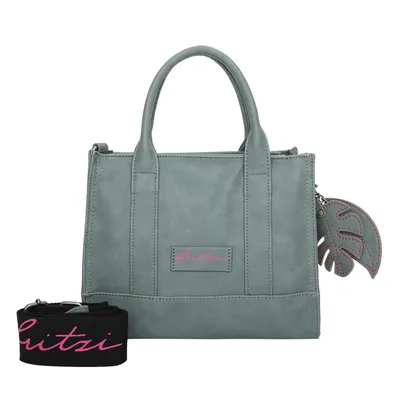 Produktbild von Fritzi aus Preußen Umhängetasche Handtasche Eco Square Crossbody Bag Leaf grün