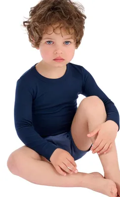 Immagine prodotto di Maglietta a maniche lunghe unisex per neonati, marca Damart, realizzata con un mix di materiali, tecnologia Thermolactyl Sensitive, taglia M